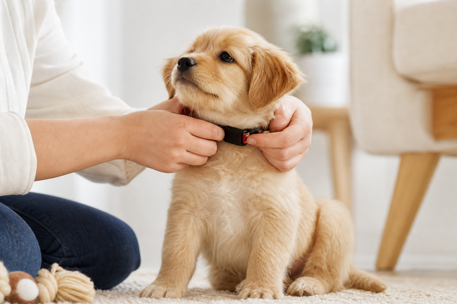 子犬が首輪を嫌がる理由と対処法｜段階的な慣らし方と注意点