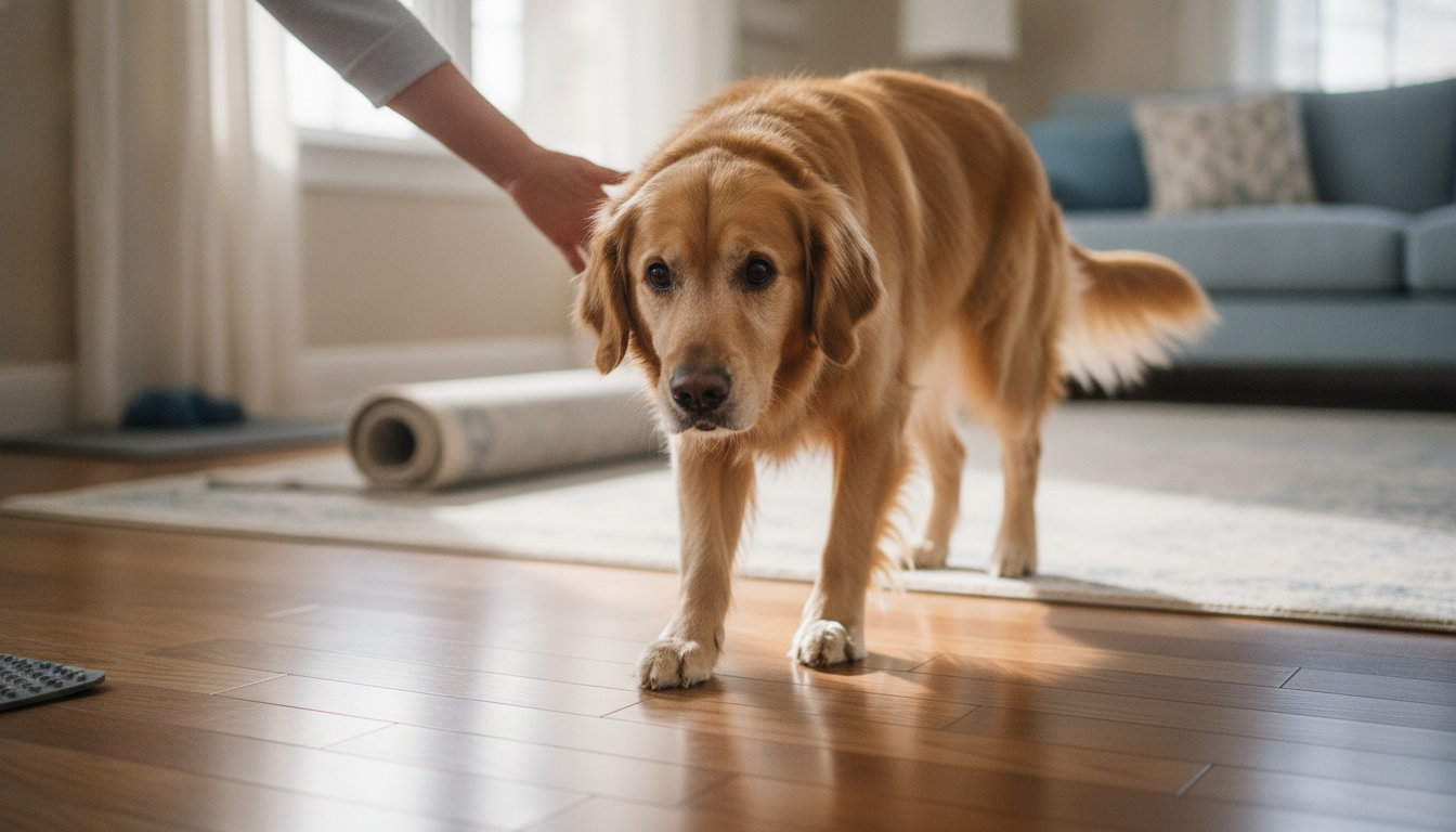 犬がフローリングで滑る4つの主要な原因