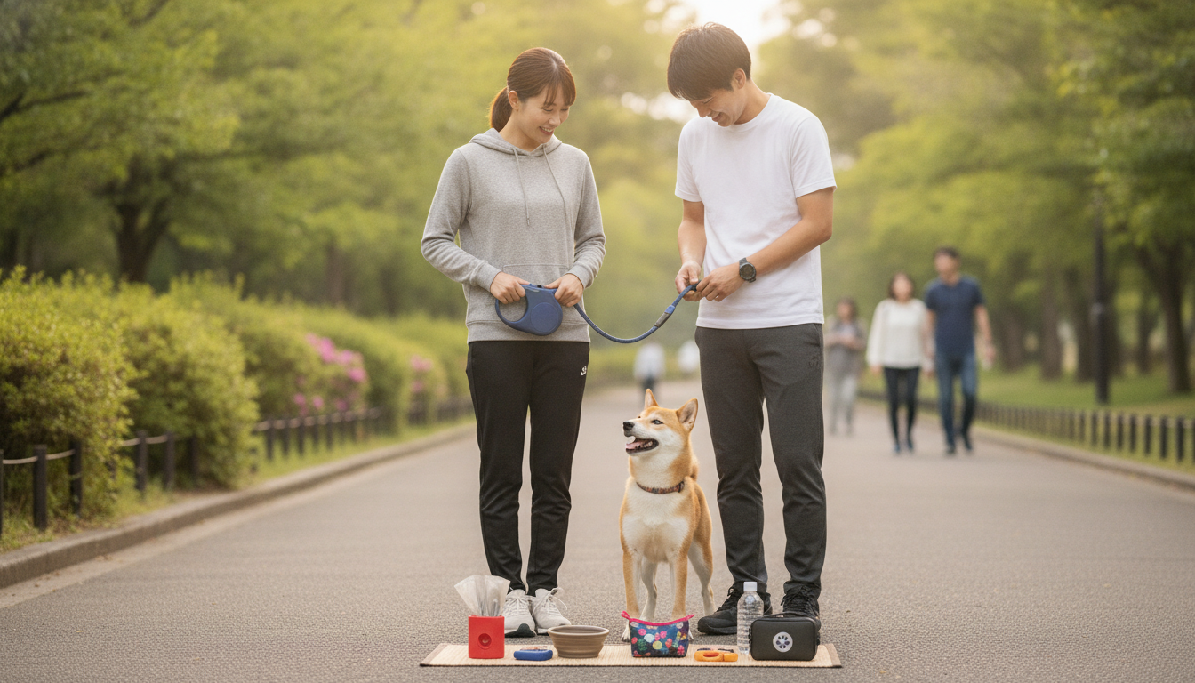 散歩前の準備|必須グッズと出発前のチェック