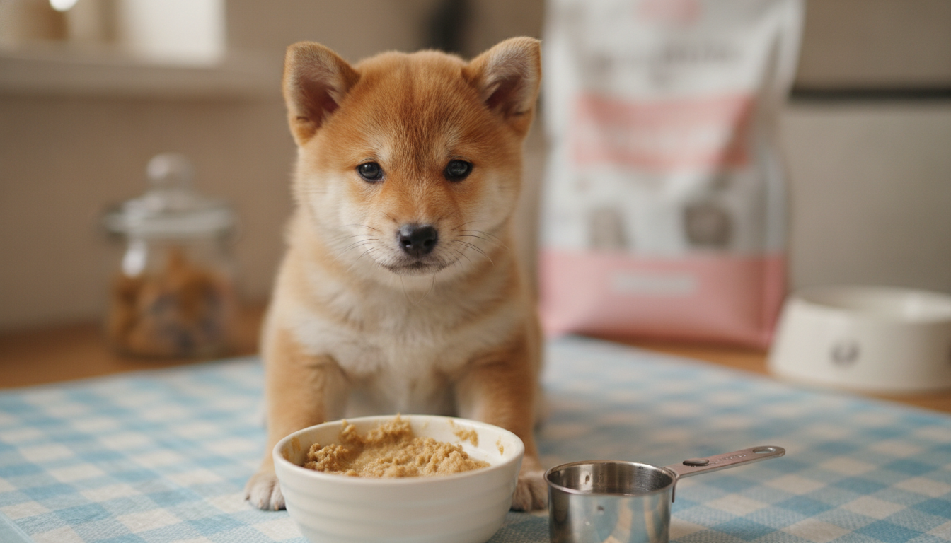 生後2ヶ月の子犬に必要な食事量の計算方法