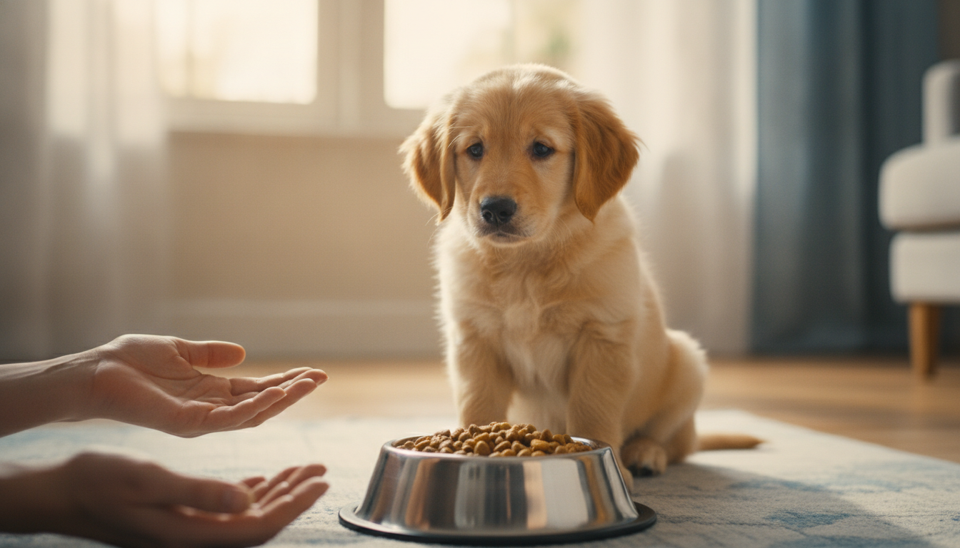 子犬が朝ごはんを食べない場合、最初に確認すべきこと