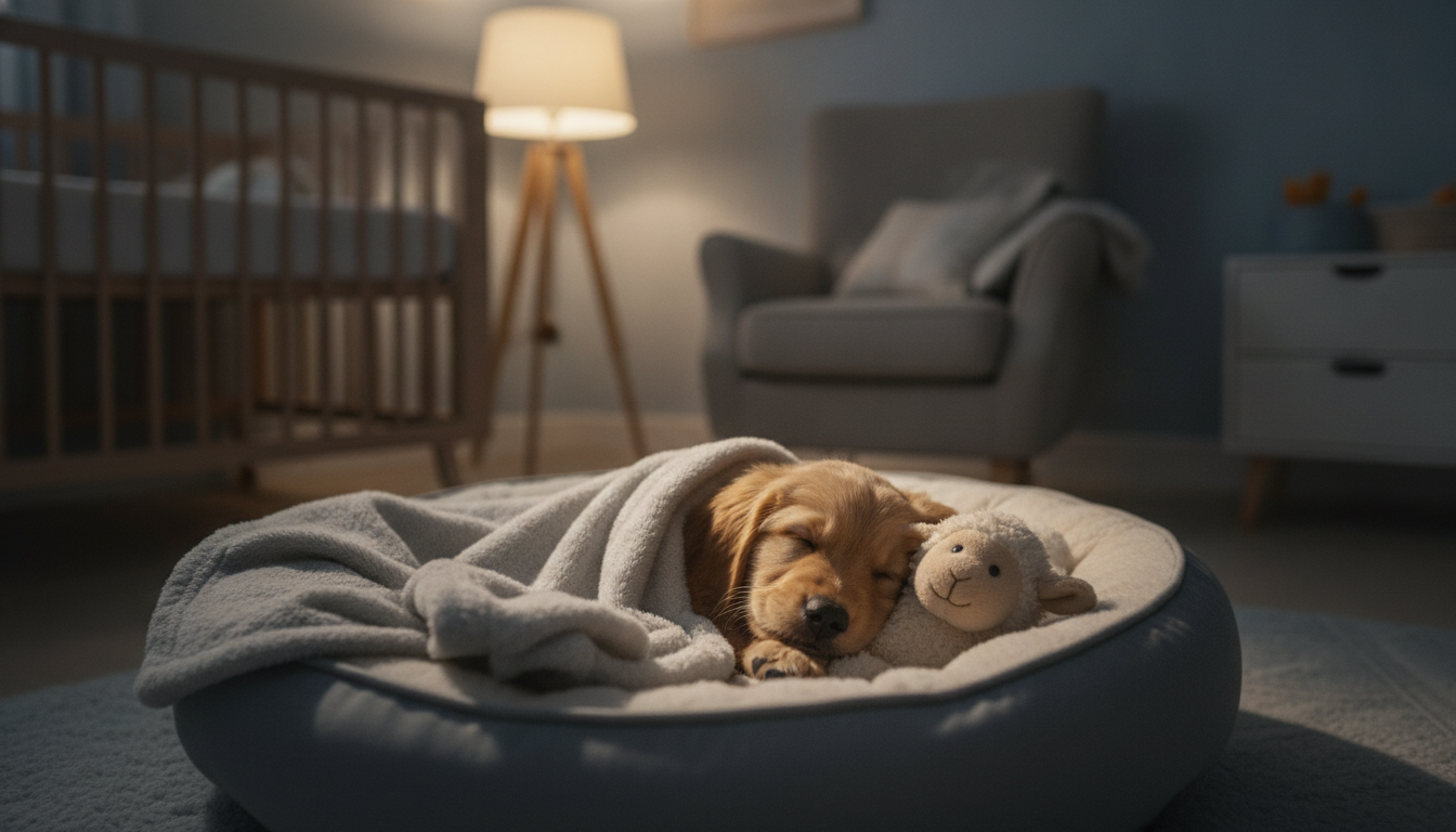 子犬の夜泣きが続く期間の目安