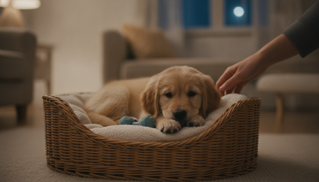 子犬の夜泣きが起きる主な原因